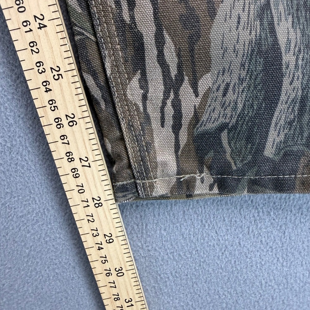 Vintage Carhartt Work Pants Mens 38x30 Brown Camo WU345 Double Knee Mossy Oak - Picture 5 of 12